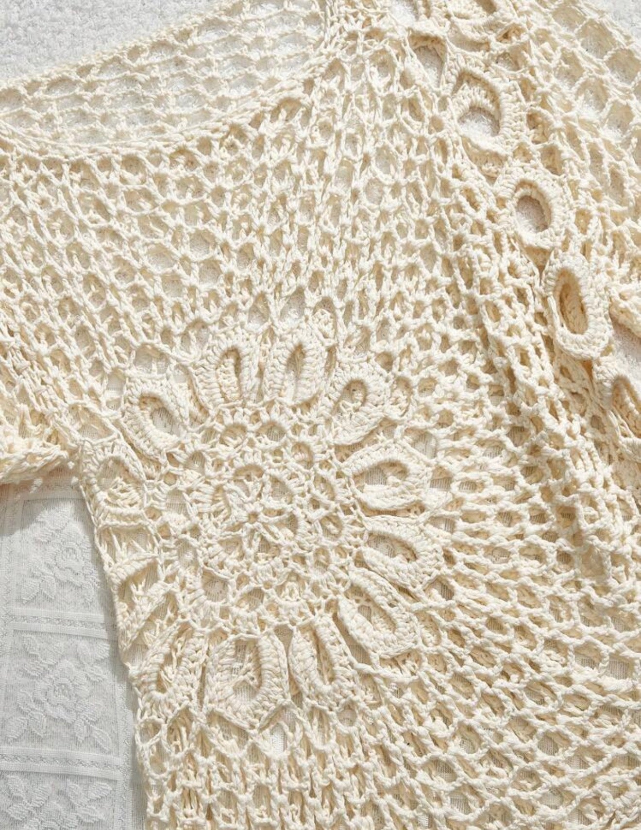 Crochet Beach Vacation blouse