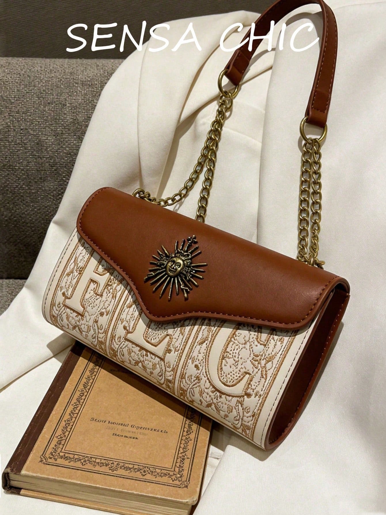 Classic PU Patchwork bag