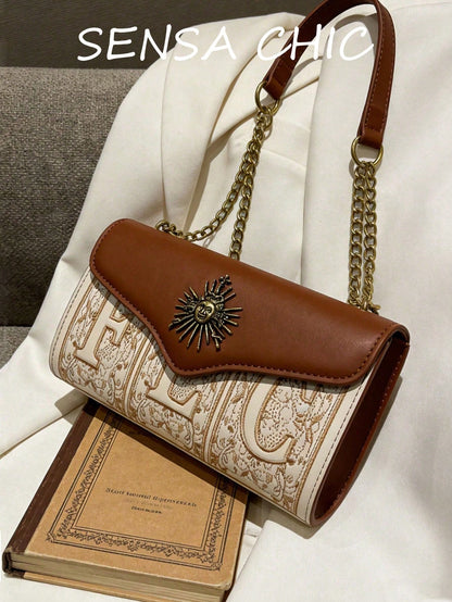 Classic PU Patchwork bag