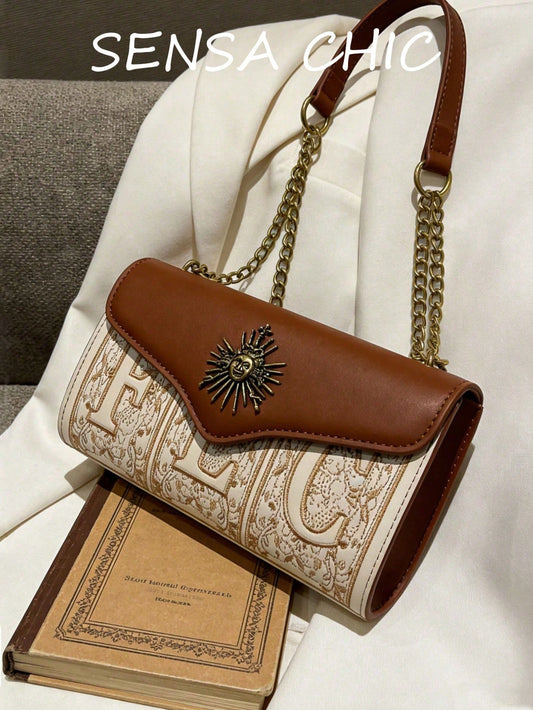 Classic PU Patchwork bag