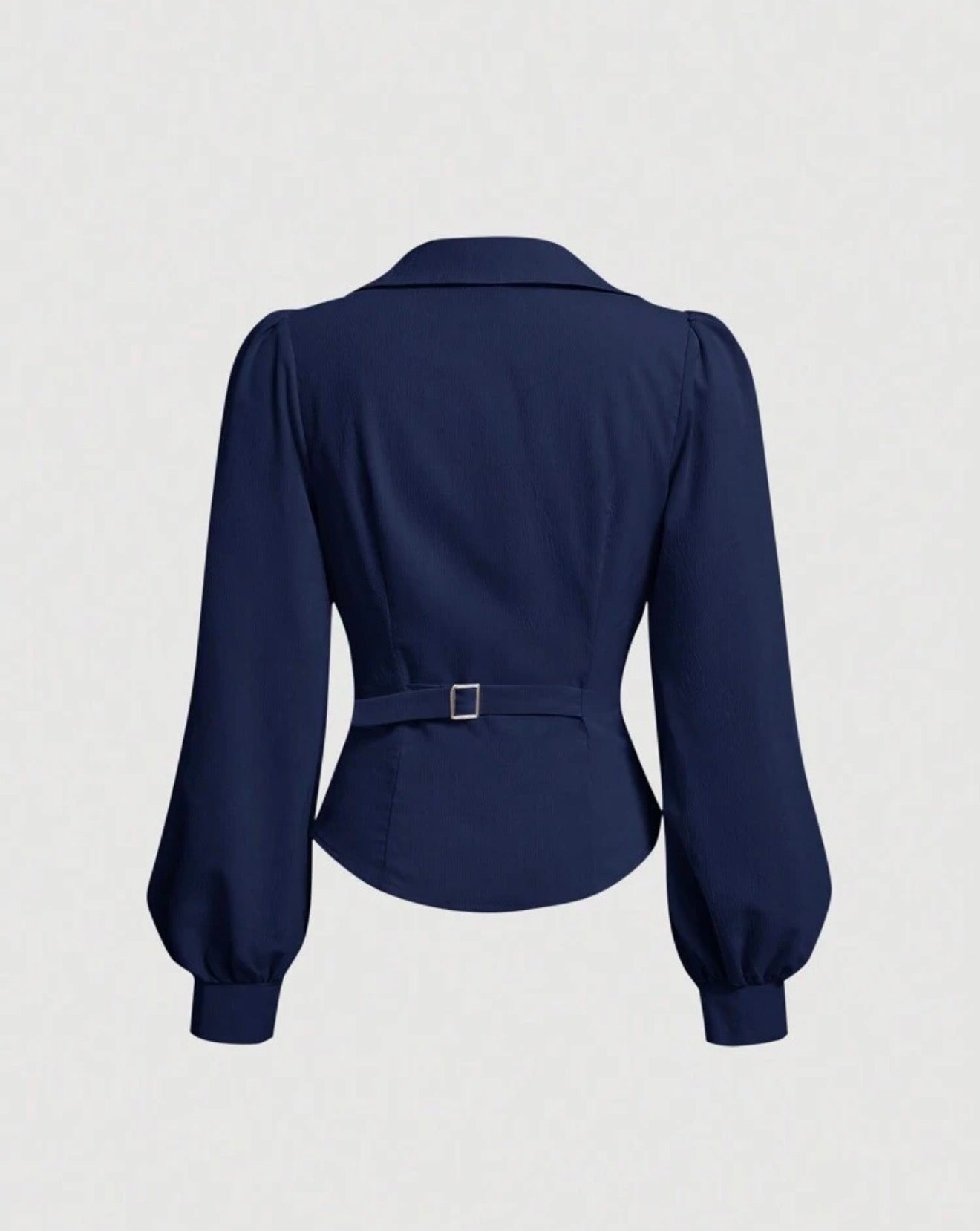 Ruched Waist Puff long sleeve blouse