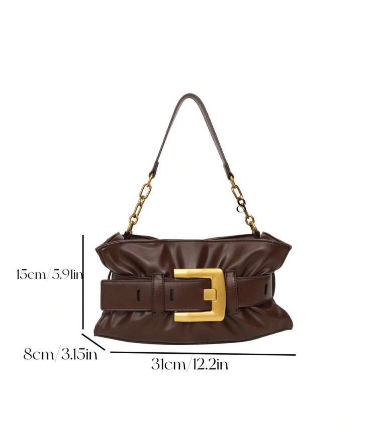 Leather brown bag