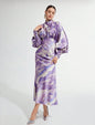 Satin Midi Casual Dress