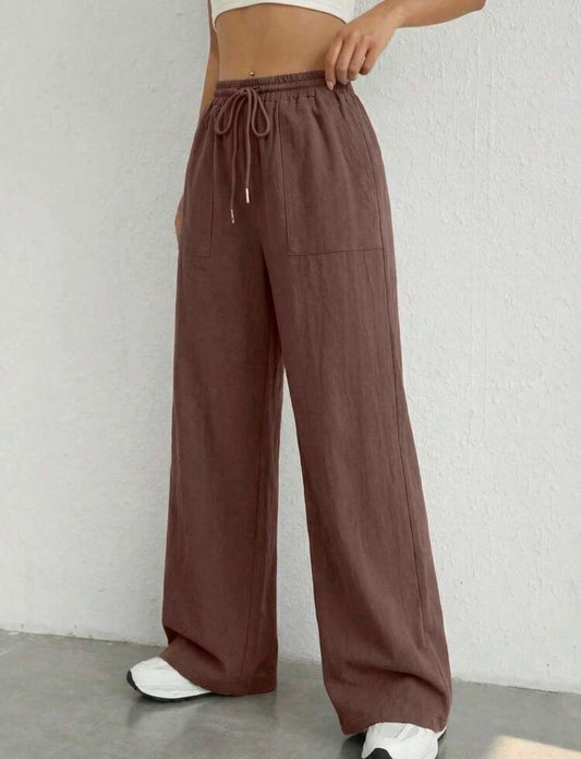 Brown linen Pants