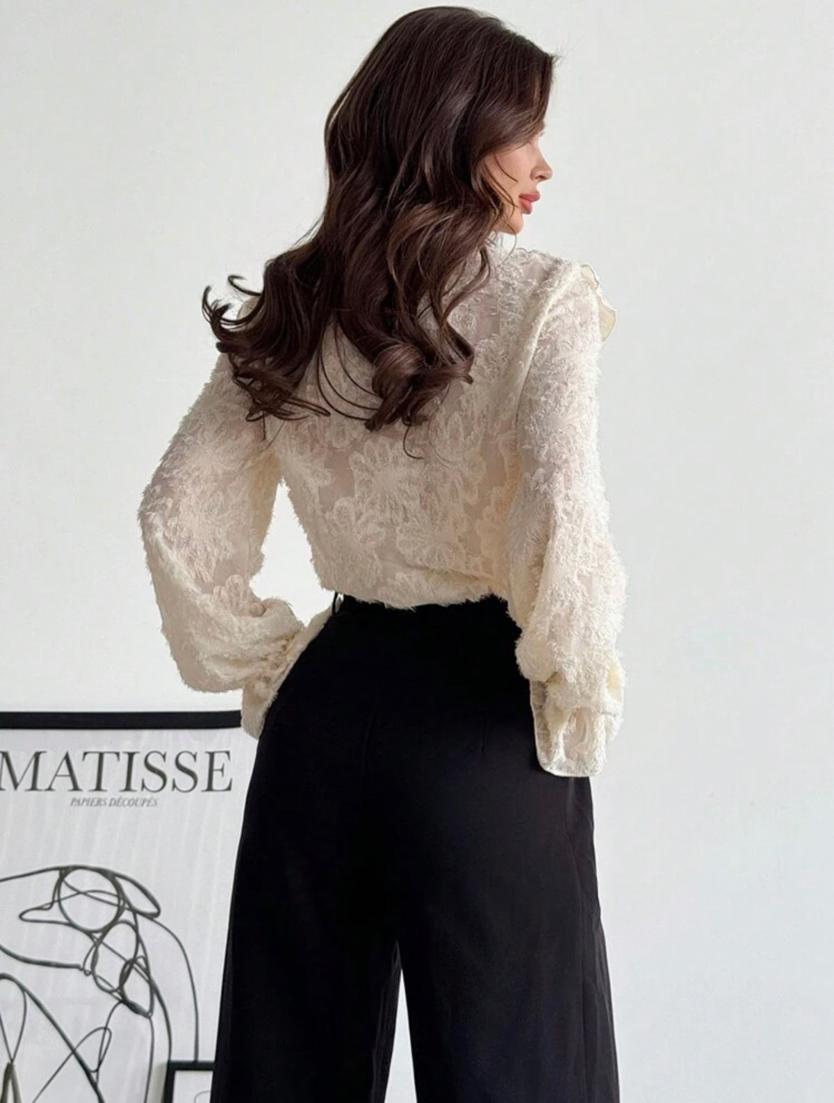 Firerie Women’s Chic Ruffle Blouse