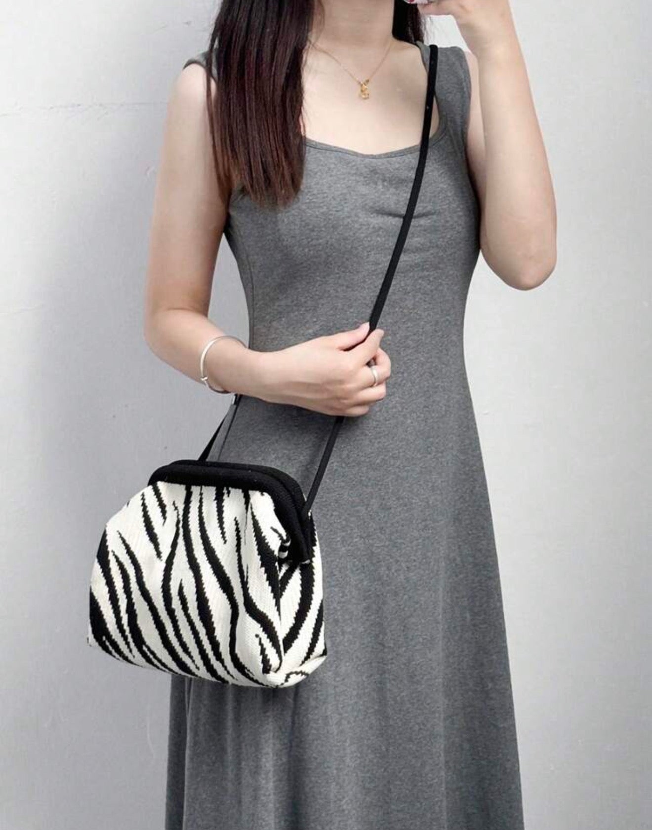 Zebra Clutch Bag