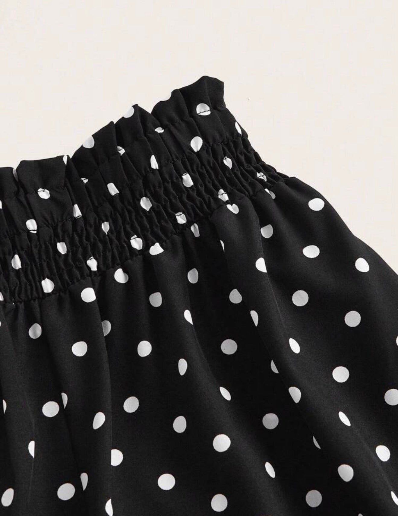 Black Polka Dots Pants