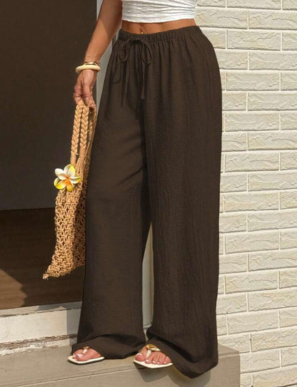 Casual vacation Straight leg pants