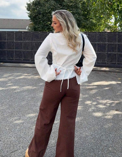 Lace Trim Blouse