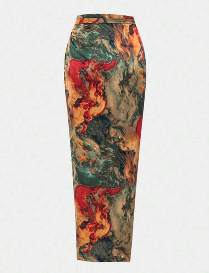 Bohemian long Skirt