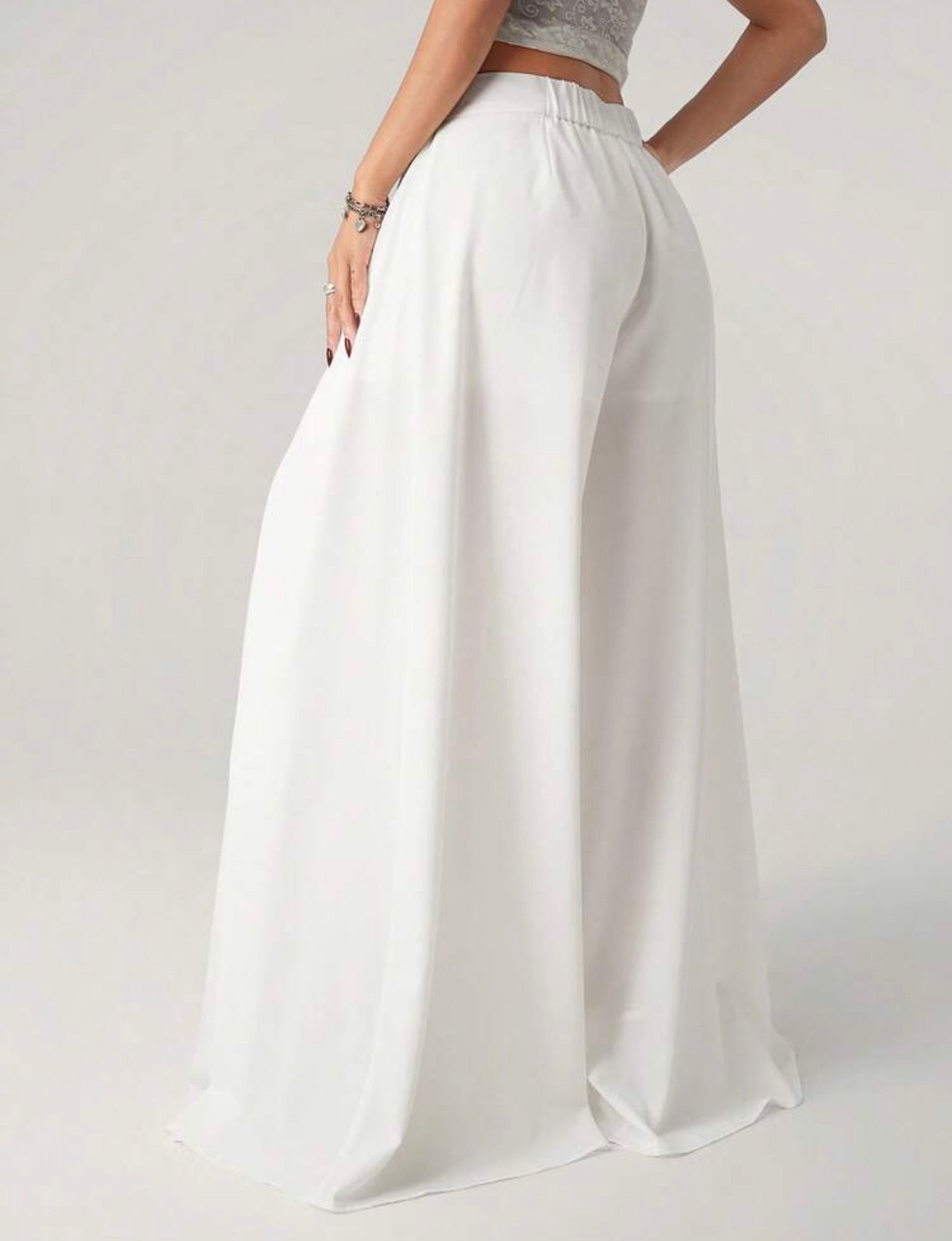Waist Wrapped Loose Wide leg Pants
