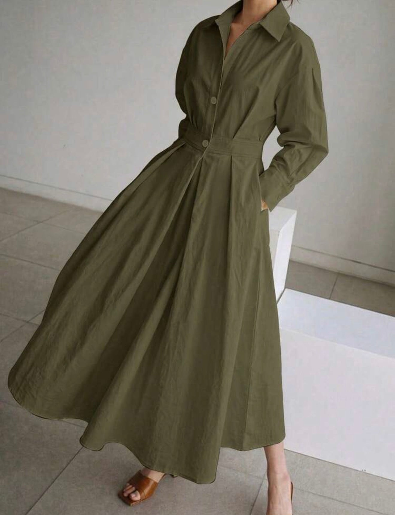 Waist-Cinching Dress