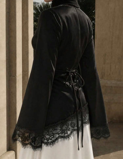 Elegant Lace Patchwork Blouse