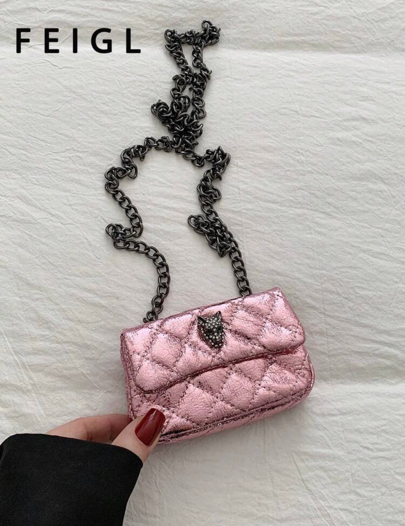 Metal mini Chain bag