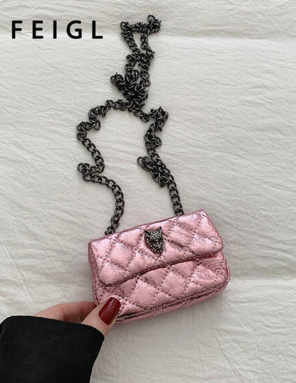 Metal mini Chain bag