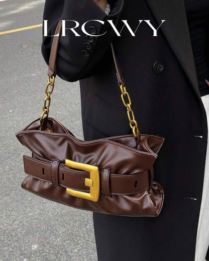 Leather brown bag