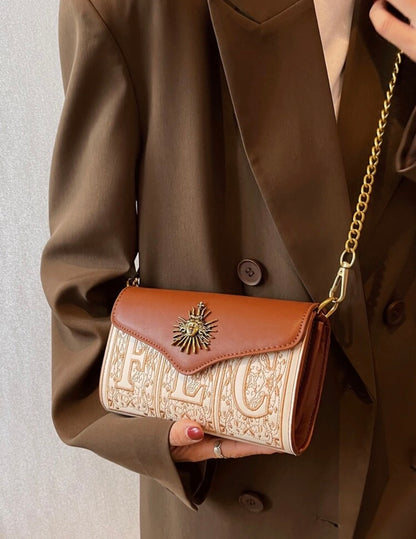 Classic PU Patchwork bag