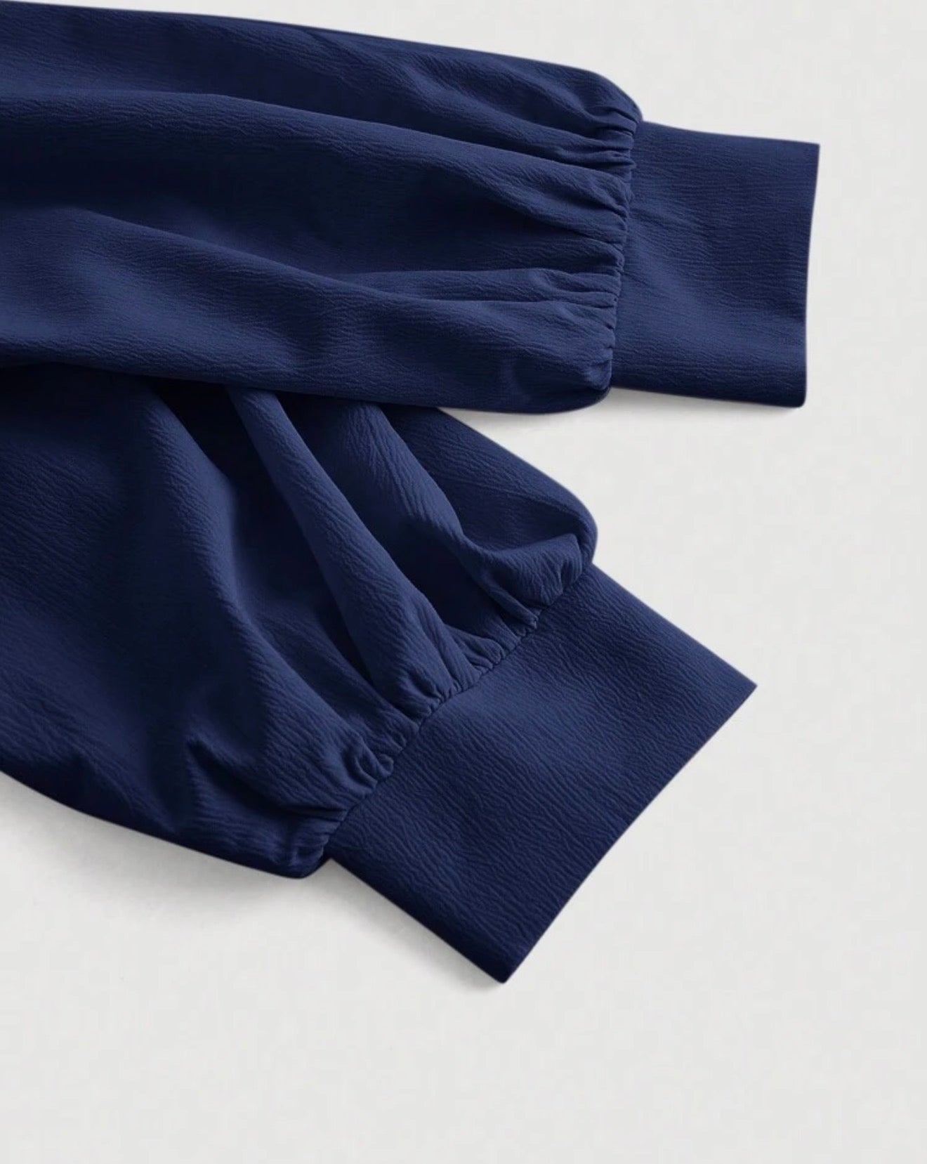 Ruched Waist Puff long sleeve blouse