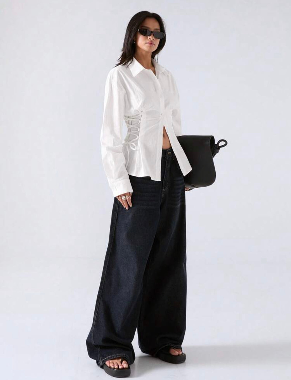 LYSMO Elegant Casual White Shirt