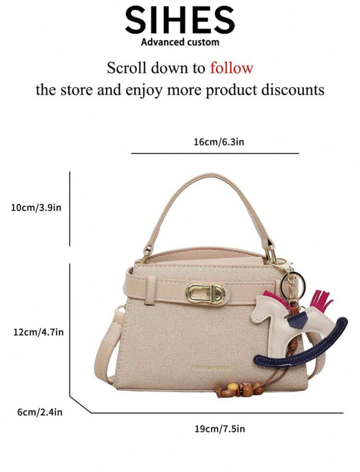 Leather Shoulder Crossbody Bag