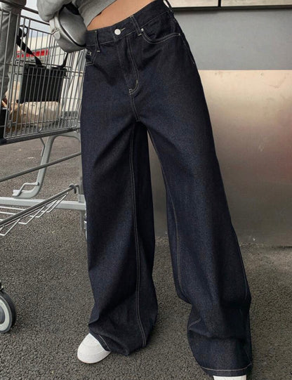 Straight leg jeans
