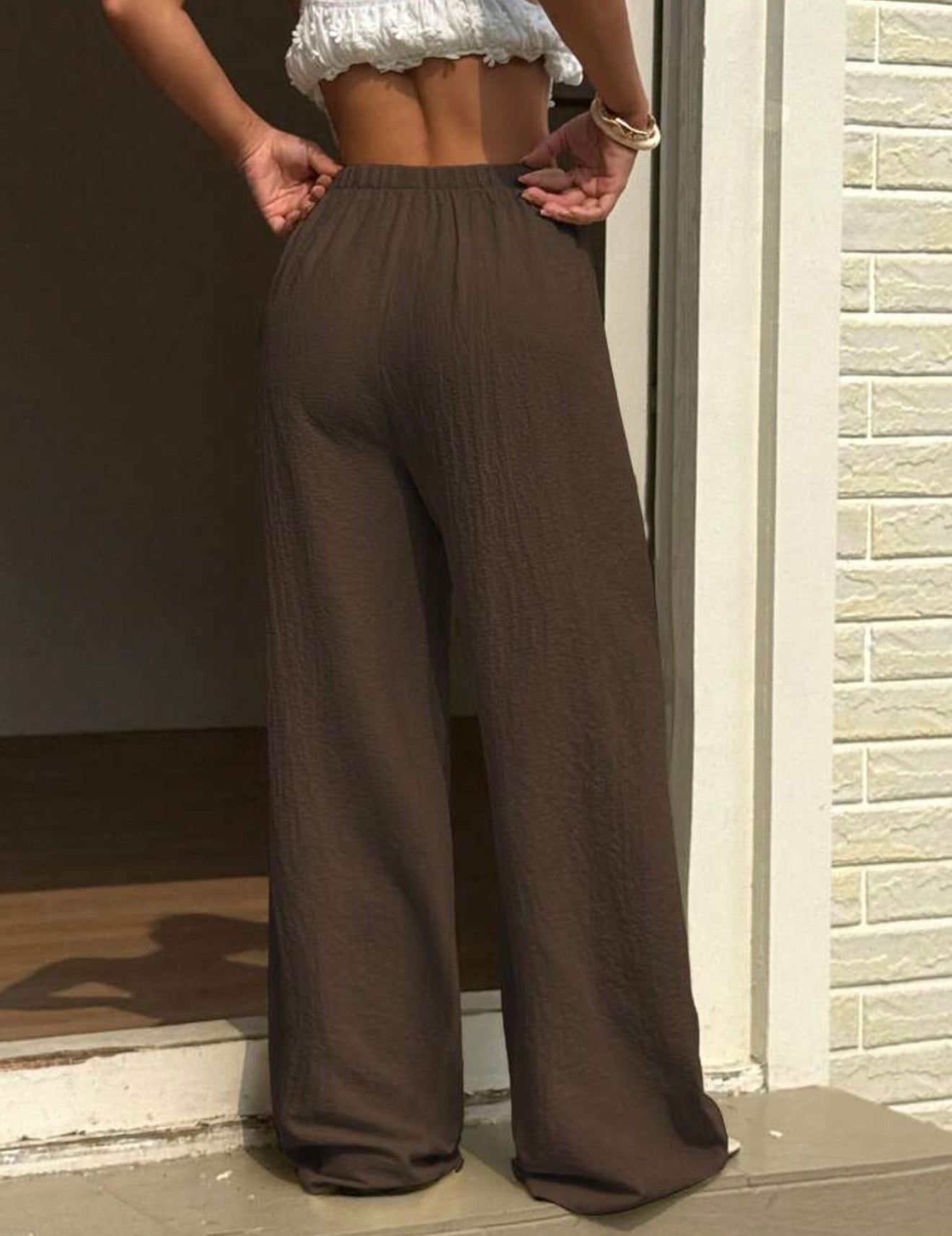 Casual vacation Straight leg pants