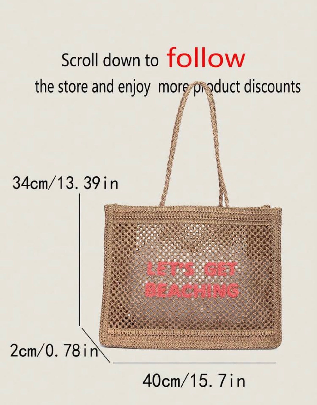 Let’s go beaching bag