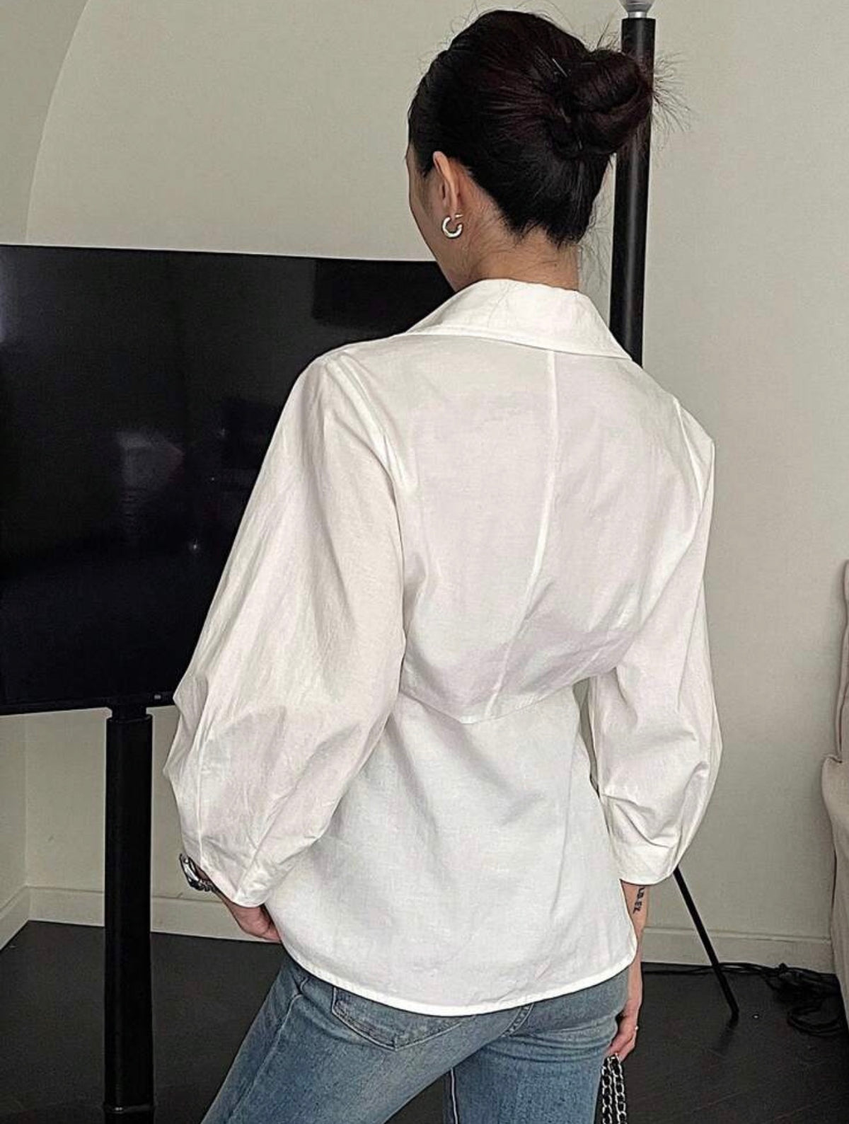 Fitted long sleeve Blouse