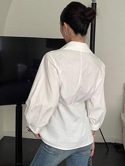 Fitted long sleeve Blouse