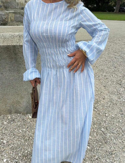 Striped long Sleeve dress