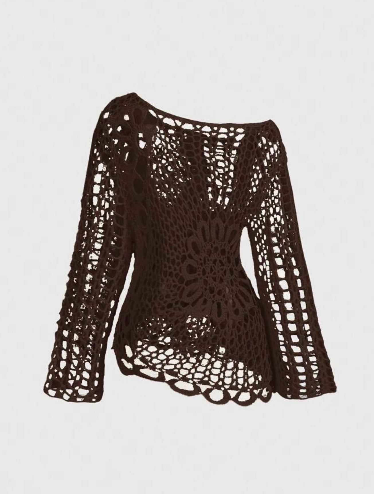 Crochet Beach Vacation blouse