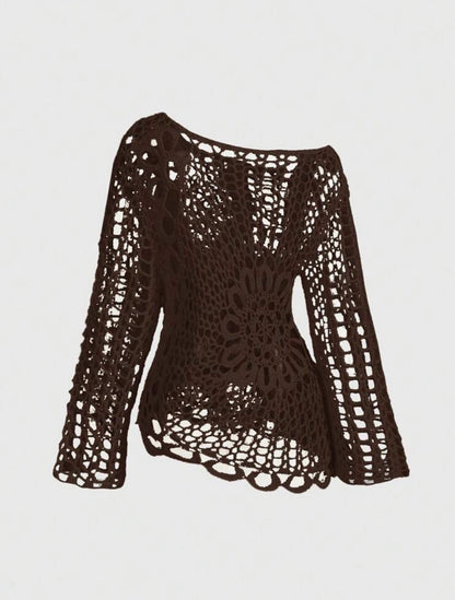 Crochet Beach Vacation blouse