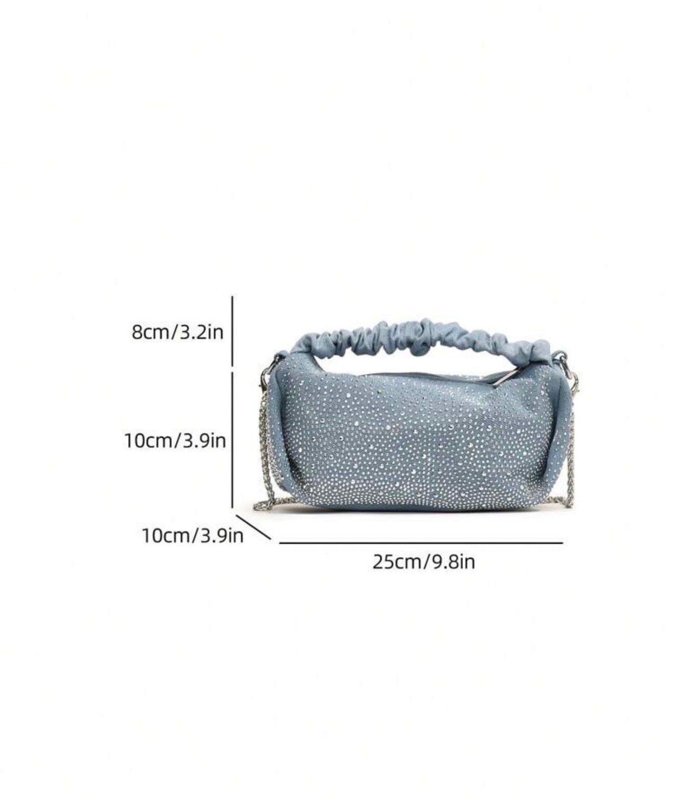 Blue denim bag
