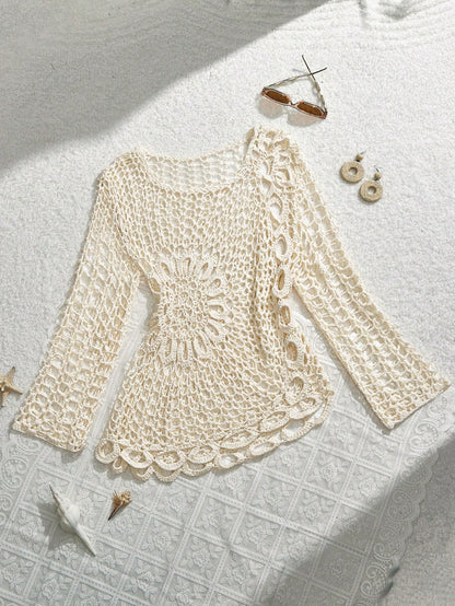 Crochet Beach Vacation blouse