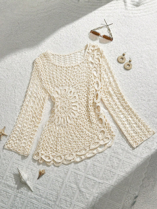 Crochet Beach Vacation blouse