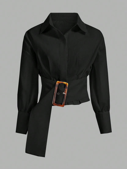 Buttoned Long Sleeve blouse