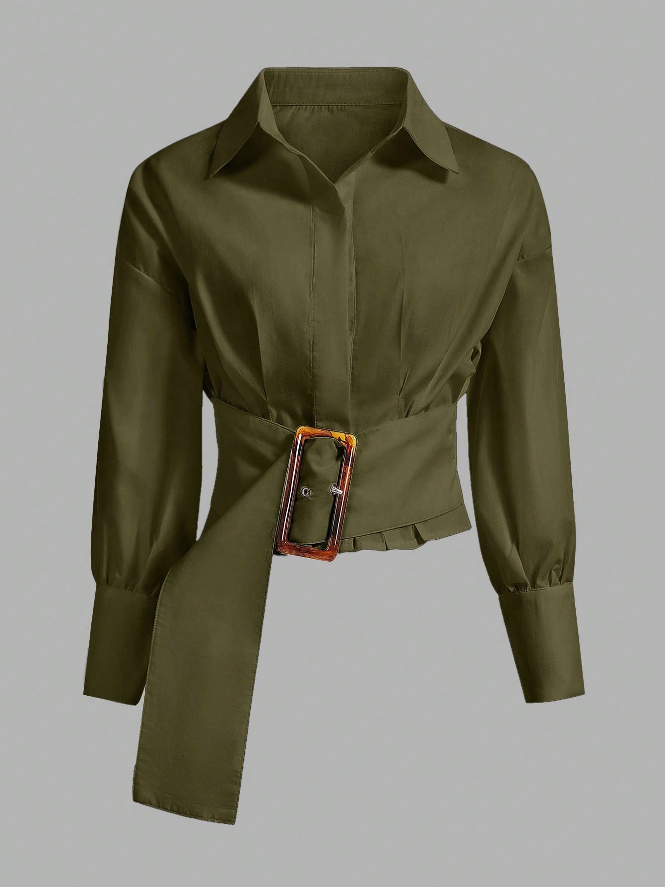 Buttoned Long Sleeve blouse