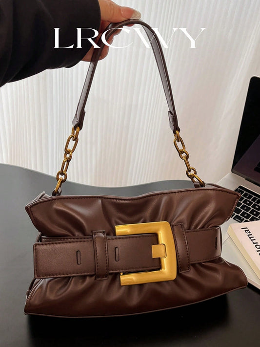 Leather brown bag