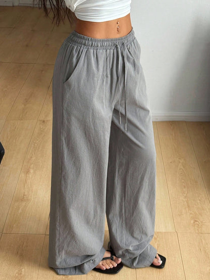 Linen Grey Pants