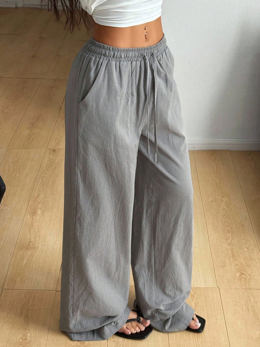 Linen Grey Pants