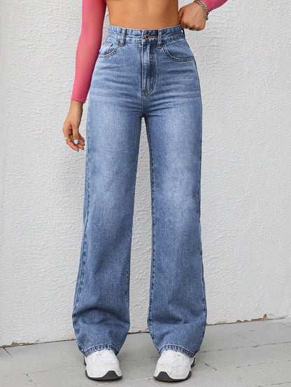 Washed Wide leg pants