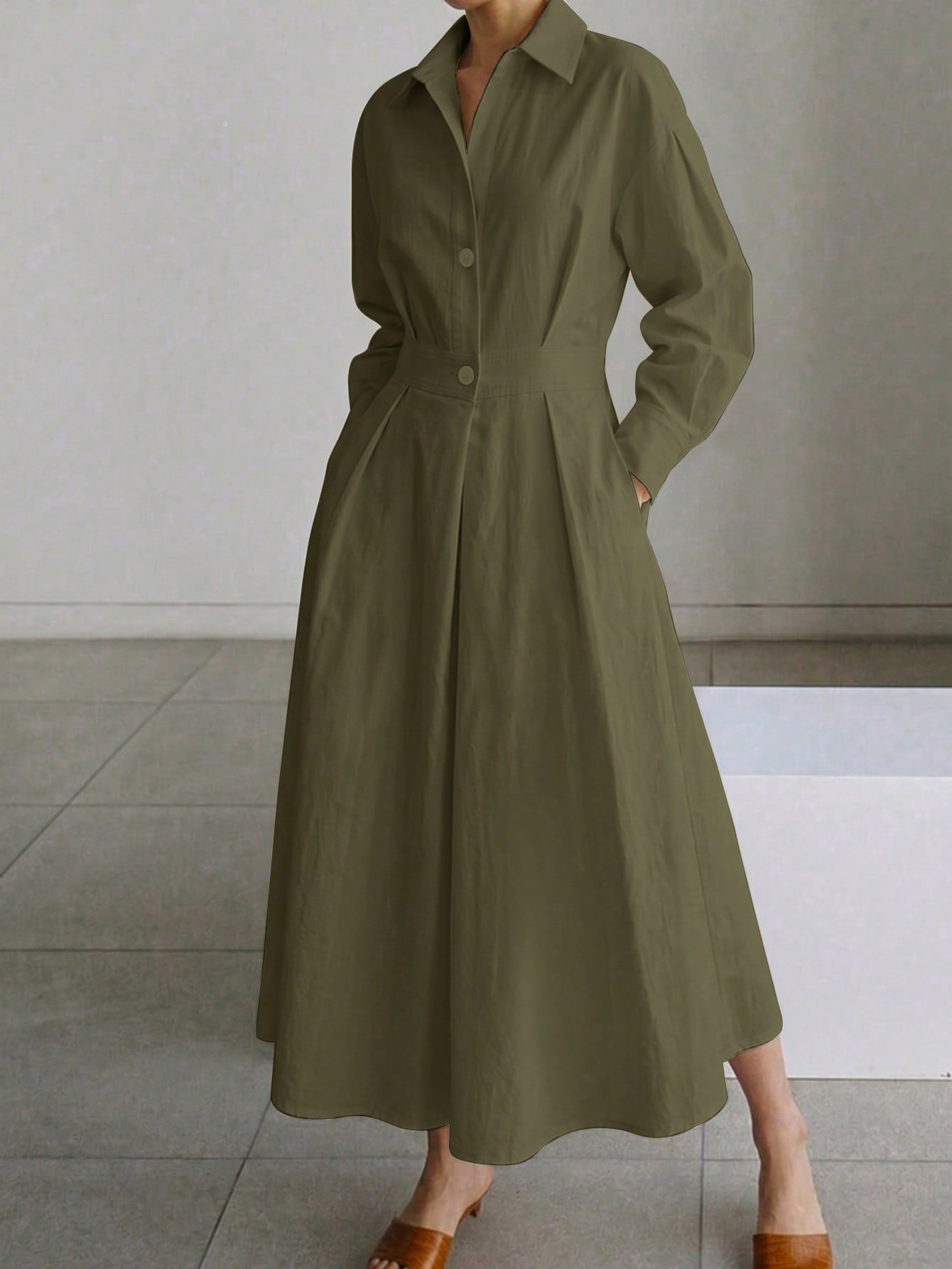 Waist-Cinching Dress