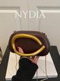 Metal decor clutch bag