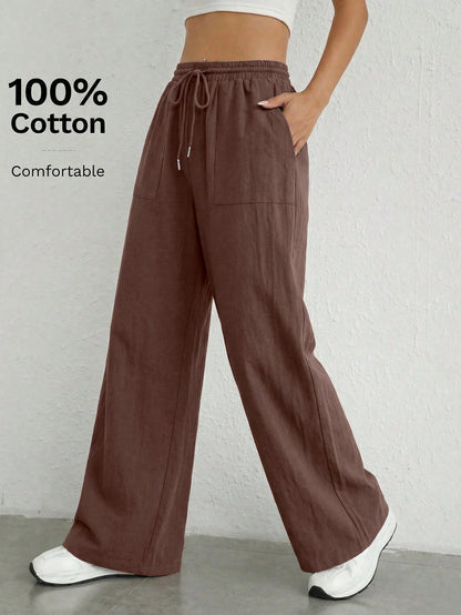 Brown linen Pants
