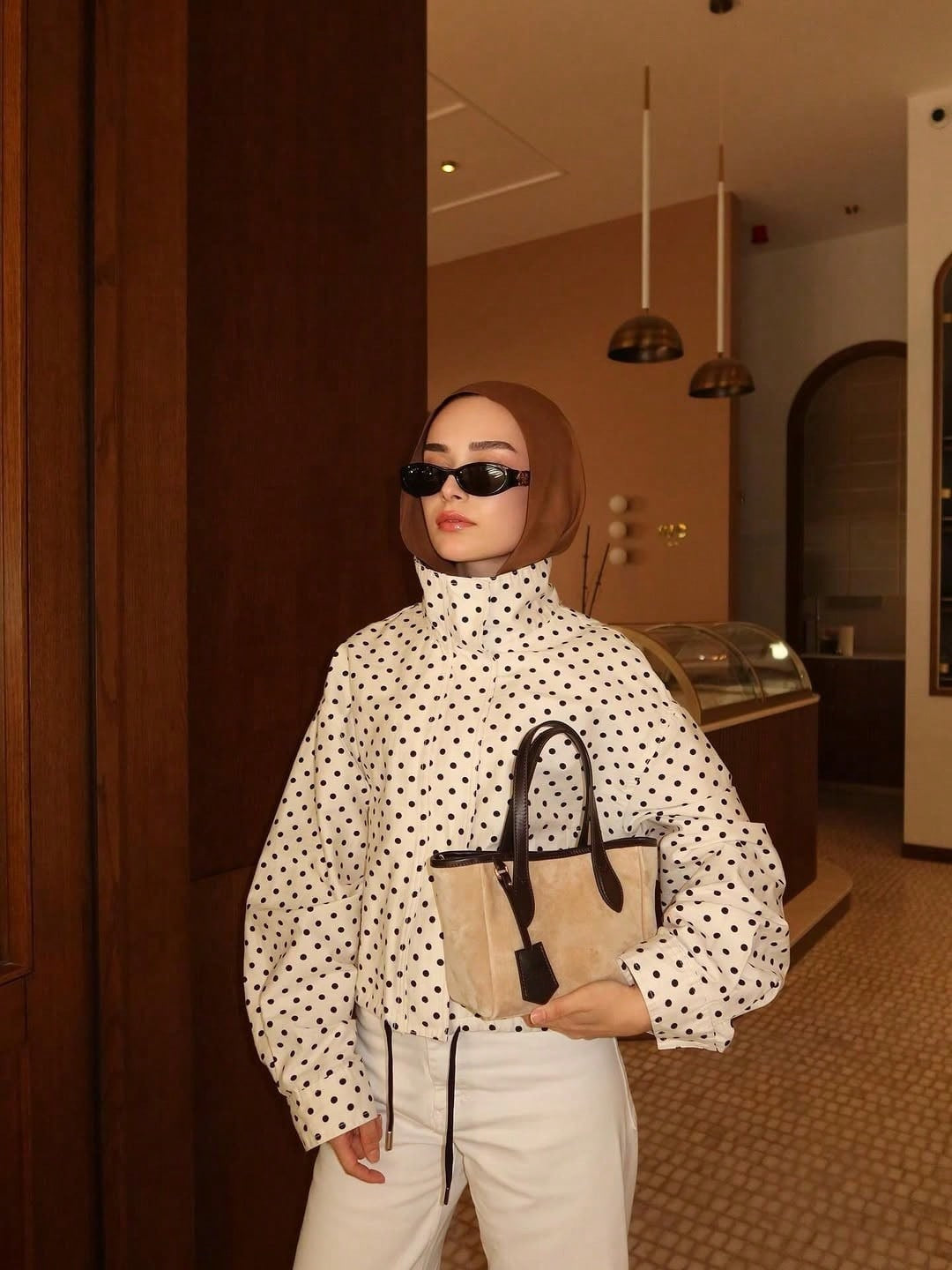 Polka dot jacket