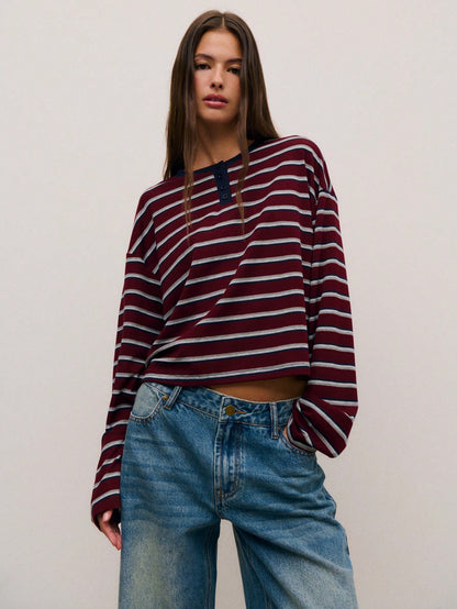 Casual  Striped top