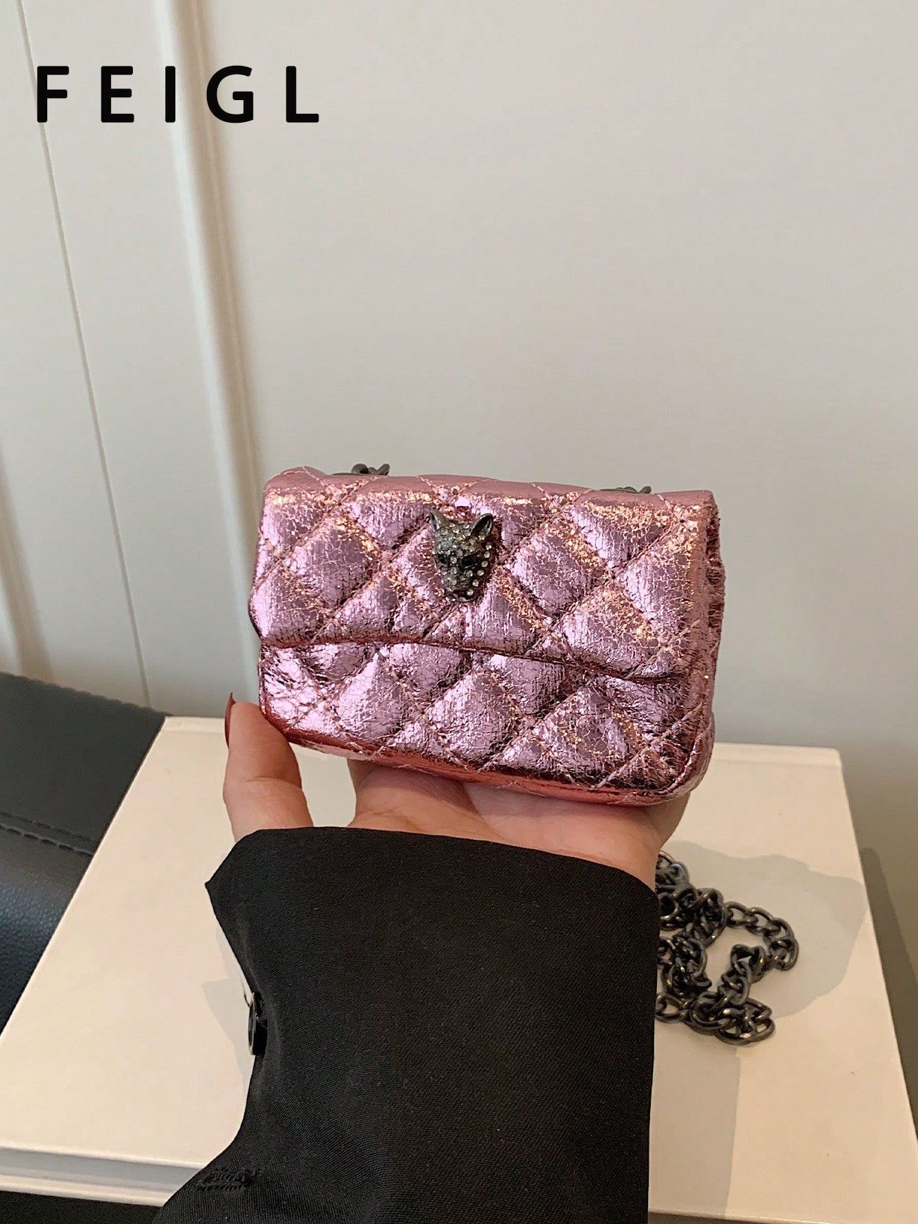 Metal mini Chain bag