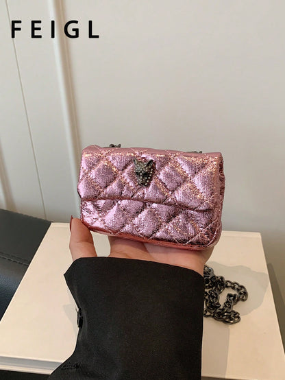 Metal mini Chain bag