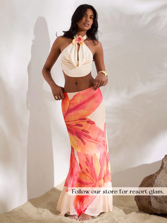 Summer Boho Beach Skirt