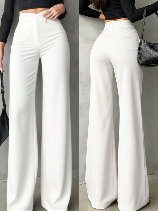 Casual elegant Straight leg pants